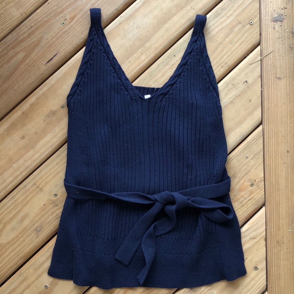 LN! MOTH by Anthropologie Double V Sweater Tank